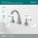 Peerless Elmhurst P3565LF Two-Handle Widespread Bath Faucet