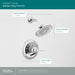 Peerless Elmhurst PTT14265 Shower only trim kit