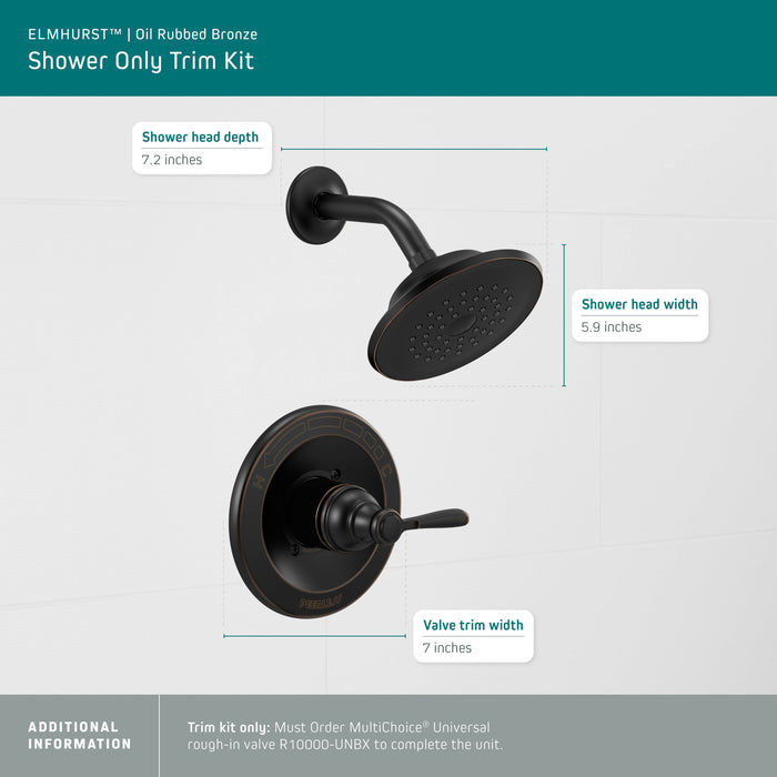 Peerless Elmhurst PTT14265 Shower only trim kit