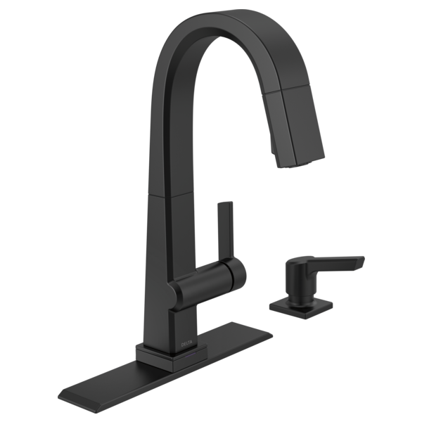 Delta Pivotal RP92233BL Escutcheon, Mounting Screws (2), Gasket, Nuts (2)