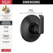 Delta Tetra T11889 3-Setting Diverter Trim