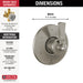 Delta Dorval™: 6 Setting Diverter Trim