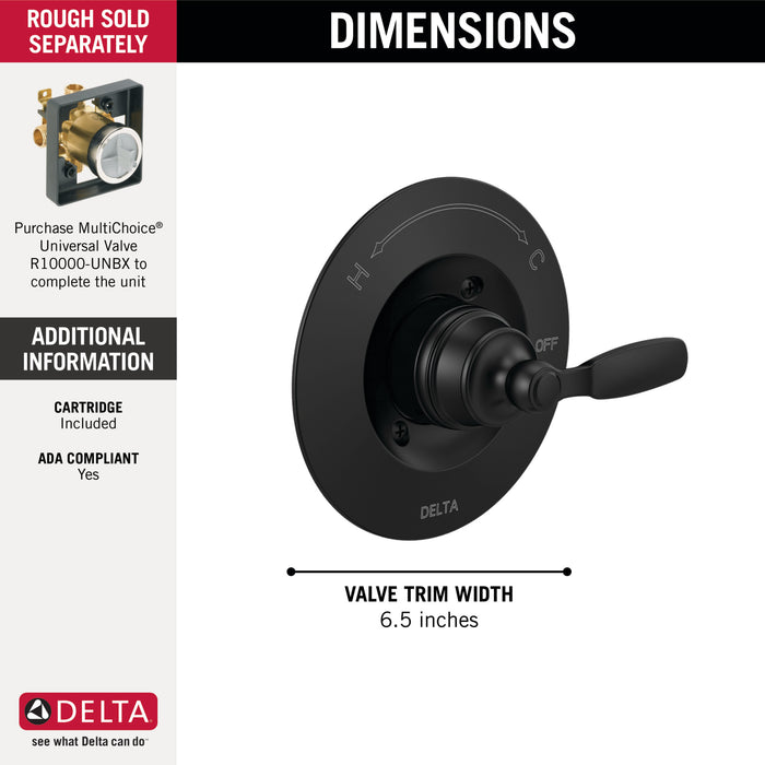 Delta Woodhurst: Valve Only Trim