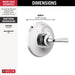 Delta Kayra™: Monitor 14 Series Valve Only Trim