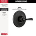 Delta Kayra™: Monitor 14 Series Valve Only Trim