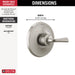Delta Kayra™: Monitor 14 Series Valve Only Trim