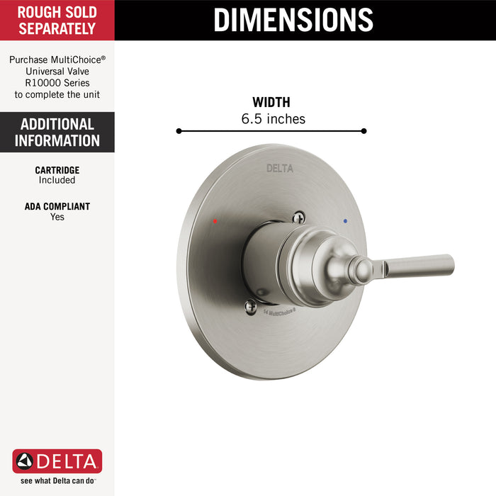 Delta Saylor T14035 Monitor 14 Series Valve Only Trim