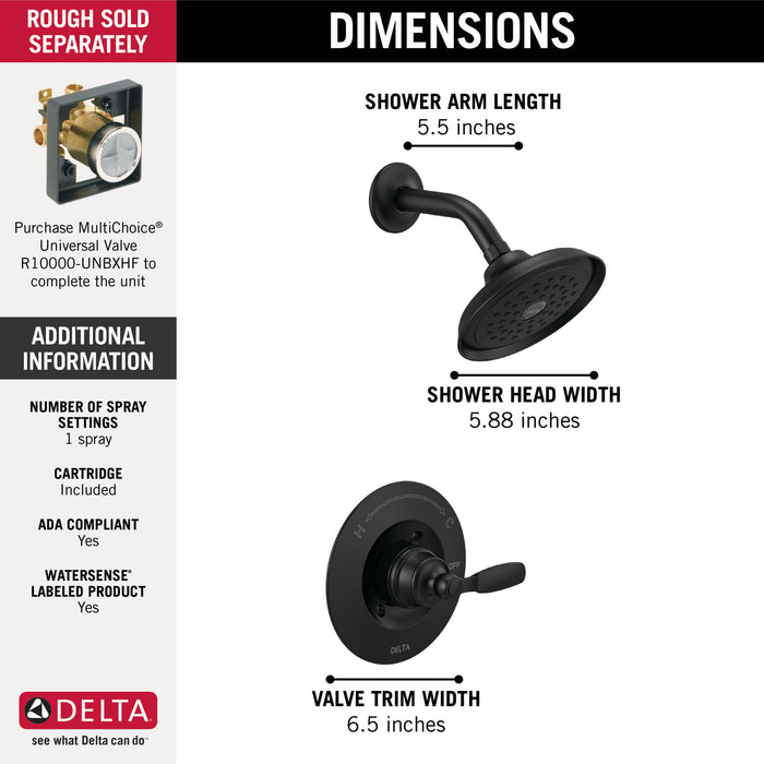 Delta Woodhurst T14232 Shower Trim
