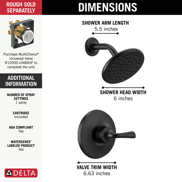 Delta Kayra™: Monitor 14 Series Shower Trim