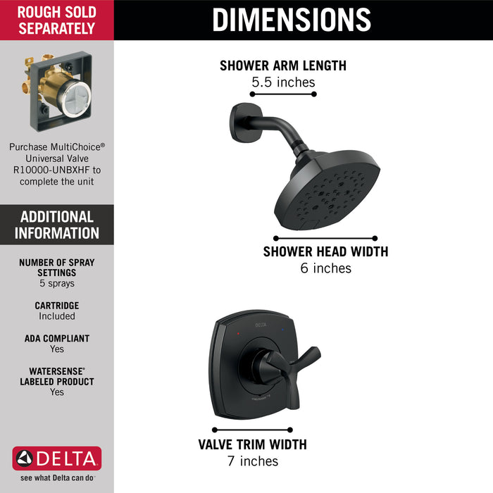 Delta Stryke: 14 Series Shower Only