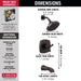 Delta Stryke T144766 14 Series Tub and Shower, venetian bronze - view 2