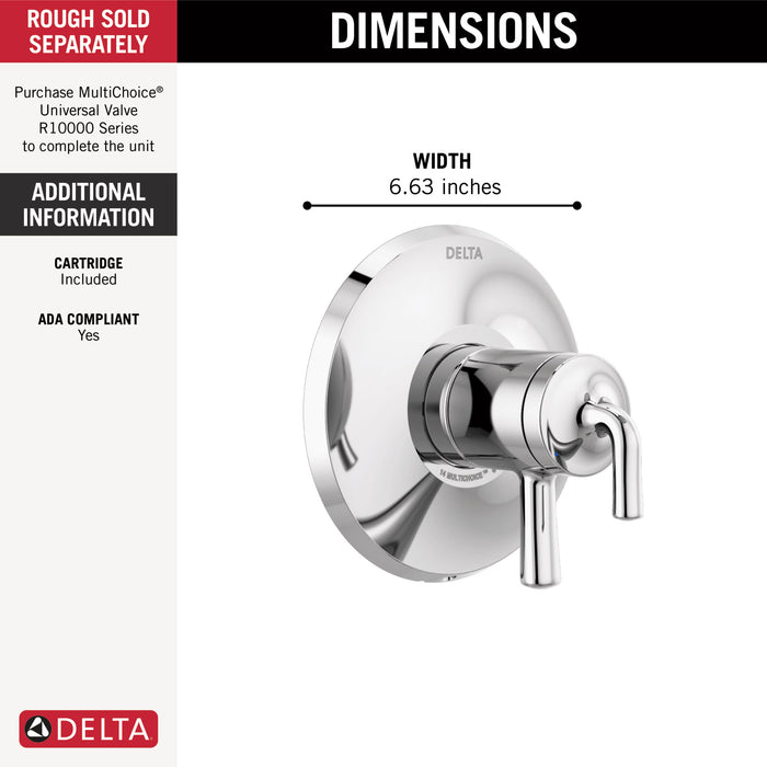 Delta Kayra T17033 Monitor 17 Series Valve Trim Only