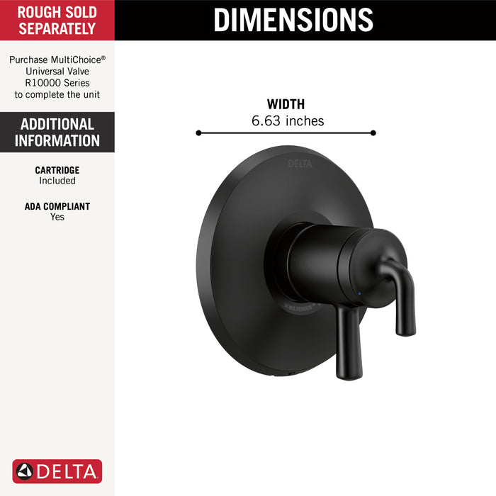 Delta Kayra T17033 Monitor 17 Series Valve Trim Only