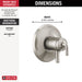 Delta Kayra T17033 Monitor 17 Series Valve Trim Only