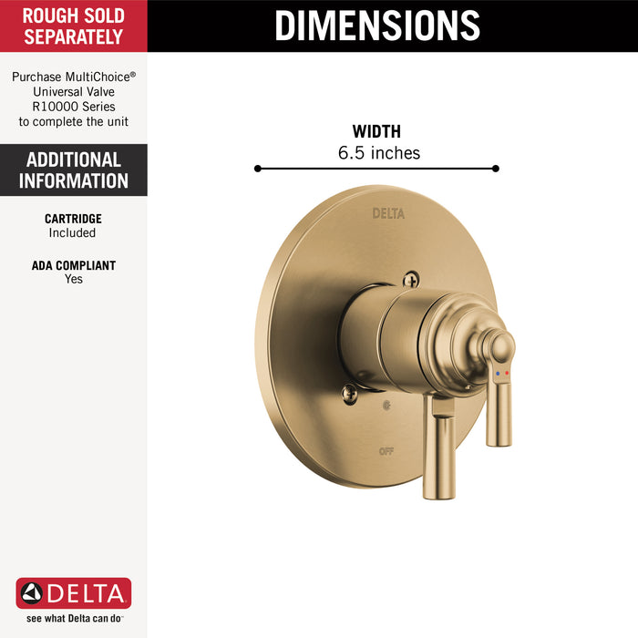 Delta Saylor T17035 Monitor 17 Series Valve Trim Only