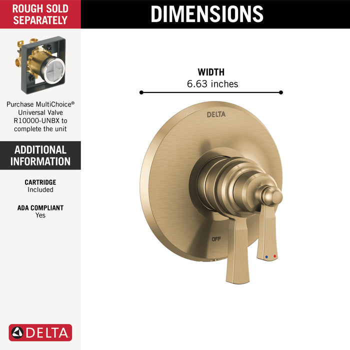 Delta Dorval T17056 Monitor 17 Series Valve Trim Only