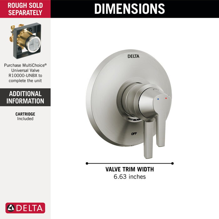 Delta Galeon T17072 17 Series Valve Only Trim