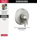 Delta Galeon T17072 17 Series Valve Only Trim