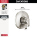 Delta Tetra T17089 17 Series Valve Only Trim