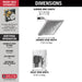 Delta Trillian T17243 17 Series H2Okinetic Shower Only Trim