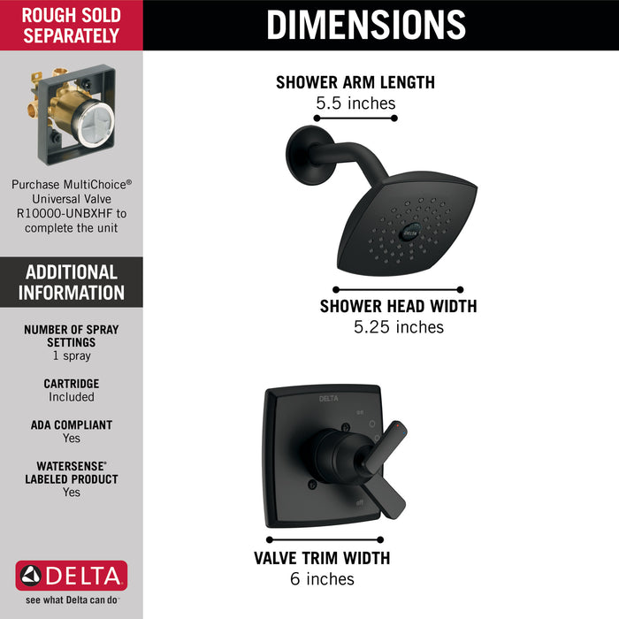 Delta Ashlyn:T17264 Monitor 17 Series Shower Trim