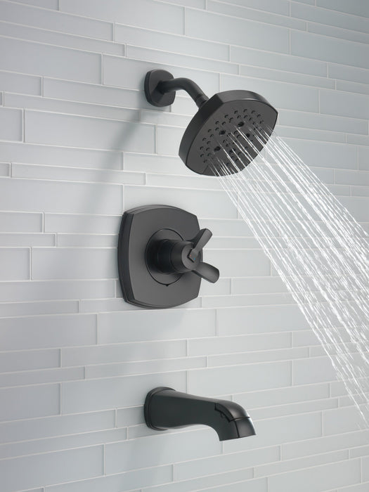 Delta Stryke T17476 17 Series Tub and Shower Only, matte black - view 4