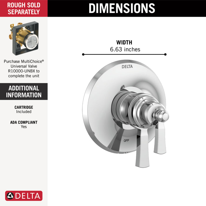 Delta Dorval™: TempAssure 17T Series Valve Only Trim