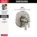 Delta Dorval™: TempAssure 17T Series Valve Only Trim