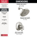 Delta Tetra: 17T Series Shower Trim