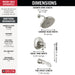 Delta Tetra: 17T Series Tub Shower Trim