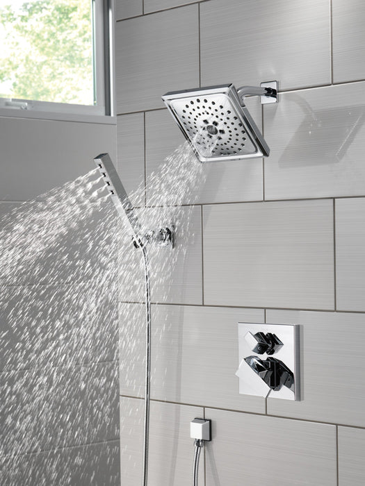 Delta Trillian T24843 Two-Handle Monitor 14 Series Valve Trim with 3-Setting Diverter, lumicoat chrome - view 4