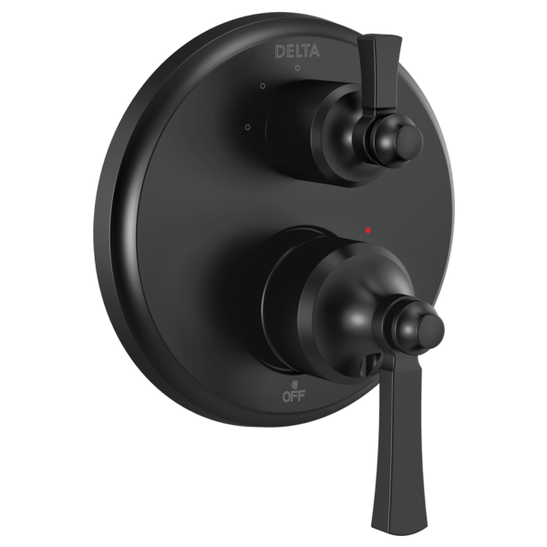 Delta Dorval:T24856 Traditional 2-Handle Monitor 14 Series Valve Trim with 3 Setting Diverter