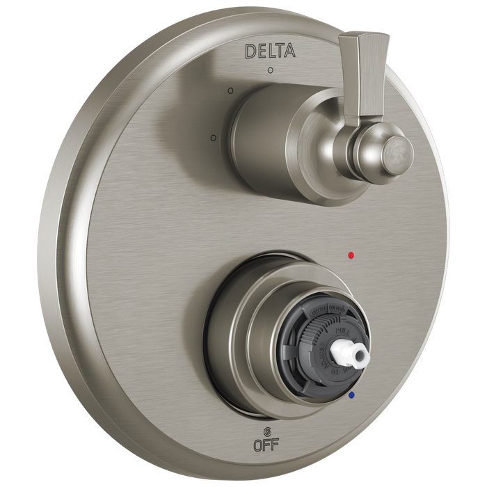 Delta Dorval:T24856 Traditional 2-Handle Monitor 14 Series Valve Trim with 3 Setting Diverter
