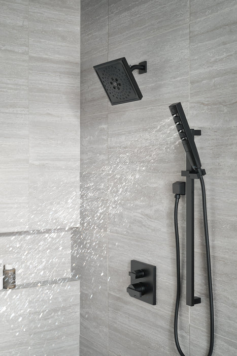 Delta Ara:T24867 Angular Modern Monitor 14 Series Valve Trim with 3-Setting Integrated Diverter