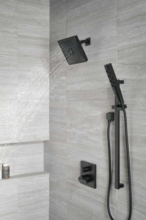 Delta Ara:T24867 Angular Modern Monitor 14 Series Valve Trim with 3-Setting Integrated Diverter