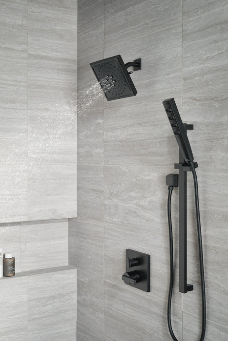 Delta Ara:T24867 Angular Modern Monitor 14 Series Valve Trim with 3-Setting Integrated Diverter