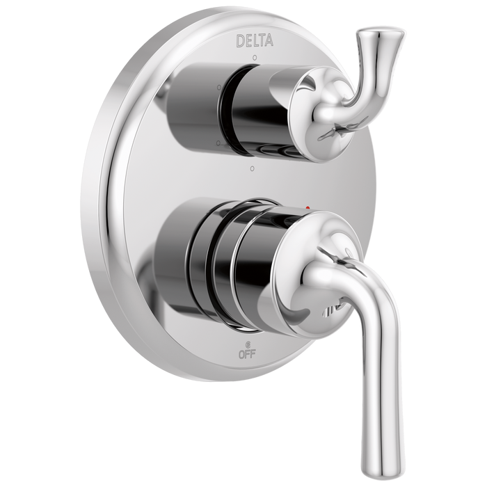 Delta Kayra:T24933 Two-Handle Monitor 14 Series Valve Trim with 6-Setting Integrated Diverter