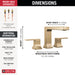 Delta Velum T2737 Roman Tub Trim