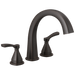 Delta Stryke T2777 Three Hole Roman Tub Trim, venetian bronze