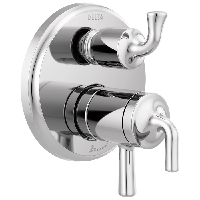Delta Kayra:T27833 2-Handle Monitor 17 Series Valve Trim with 3- or 6- Setting Diverter