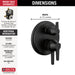 Delta Galeon T27871 17S Integrated Diverter Trim - 3 Setting