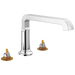 Delta Tetra T2789 Roman Tub Trim, lumicoat chrome