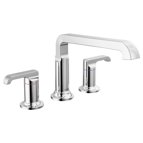 Delta Tetra T2789 Roman Tub Trim, lumicoat chrome - view 2