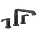 Delta Tetra T2789 Roman Tub Trim, matte black - view 2