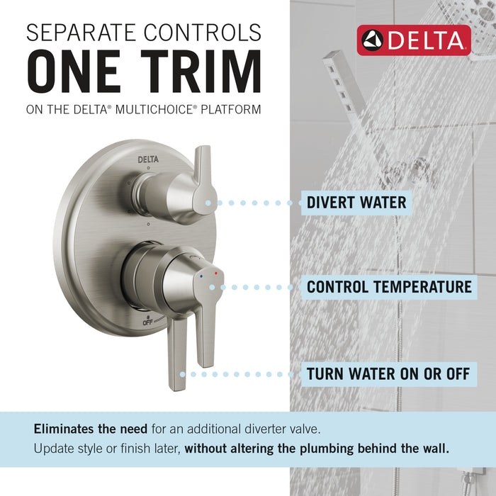 Delta Galeon T27971 17S Integrated Diverter Trim - 6 Setting