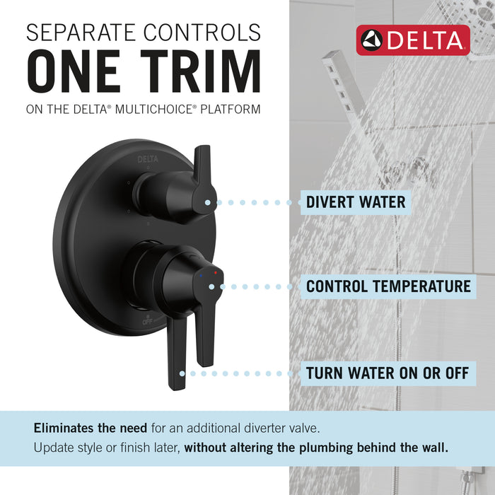 Delta Galeon T27971 17S Integrated Diverter Trim - 6 Setting