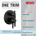 Delta Galeon T27971 17S Integrated Diverter Trim - 6 Setting
