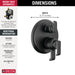 Delta Tetra T27989 17 Series Integrated Diverter Trim with 6-Setting