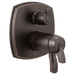 Delta Stryke:T27T876 17 Thermostatic Integrated Diverter Trim with Three Function Diverter Less Diverter Handle