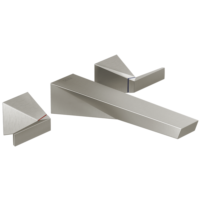 Delta Trillian T3543LF Two Handle Wall Mount Bathroom Faucet Trim